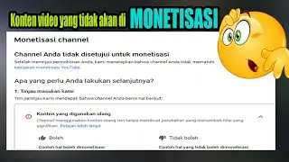 Videoinhalte, die nicht MONETISIERT werden