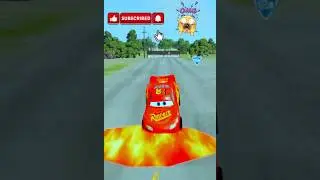 🚗💥Will McQueen Make It? 😱 Lightning McQueen vs Lava 🌋