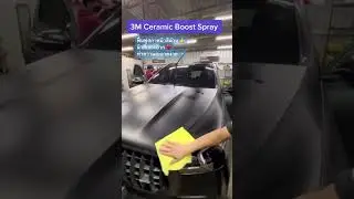 3m ceramic boost spray ฟื้นฟูสภาพผิวสีด้าน ช่วยให้สิ่งสกปรกจับตัวผิวสีรถได้ยาก ทำความสะอาดง่าย #สีด
