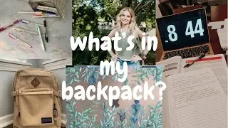 My college backpack