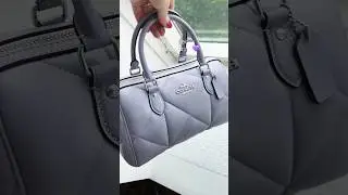 Coach Outlet Rowan unboxing #coachny #unboxing #newbags #coachoutlet #coachrowan #quiltedbag