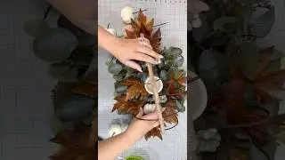 How to Make a Fall Centerpiece with Pumpkin Frames | Pumpkin Wreath Frame Tutorial