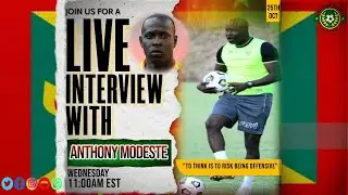 Anthony Modeste Former Portmore United Captain+Grenada Captain+Now Grenada U-20 Coach+Joins The Show
