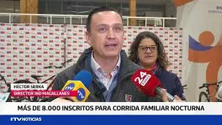 M&aacute;s de 8 mil inscritos para la Corrida Familiar Nocturna en Punta Arenas