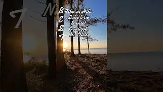 🌅 Share this ❗️with that special someone who wants to see a Lake Erie sunset with no crowds.