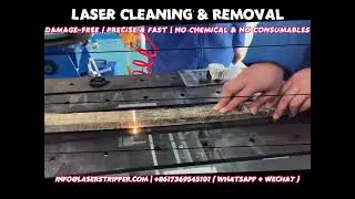 Laser Wood Restoration Stain Removal for Building Materials & Panels