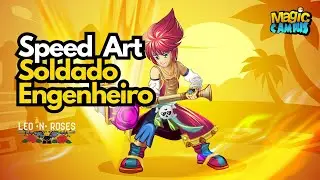 Speed Art: Soldado Engenheiro Magic Campus por Leosceno