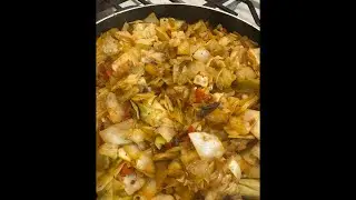 Part 2: #mukbang meatloaf wrapped in bacon, cabbage and cornbread