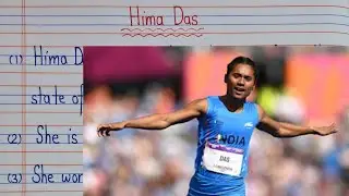 5 lines on Hima Das in English/Story of Hima Das/ essay on Hima Das in english /About Hima Das