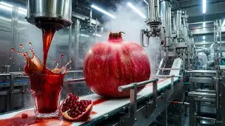 How a Modern Pomegranate Factory Works: From Harvest to Finished Products (Full Process)