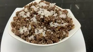 ராகி புட்டு /Ragiputtu recipe/ finger millet recipe /Easy breakfast recipe / Healthy recipes