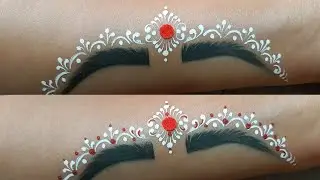 Simple and easy dot bindi design with toothpick | Kolka design | Chandan Art for beginners | SULIPA
