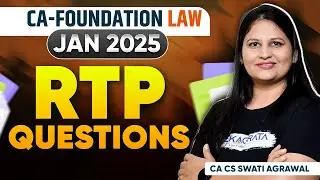 10 most Commonly asked questions of RTP | By CA CS Swati Agrawal Ma'am