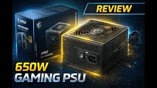 Review - MSI MAG A650BN Gaming Power Supply - 80 Plus Bronze Certified 650W - Compact Siz