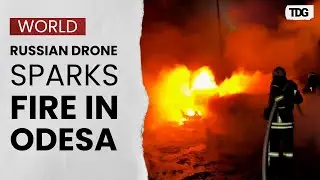 Odesa Mayor: Russian Drone Sets Vehicles Ablaze in Public Parking Lot