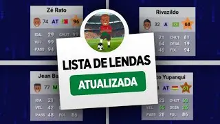 LISTA ATUALIZADA DE LENDAS DO DATAPACK DE 2026 | WORLD SOCCER CHAMPS