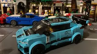 LEGO Speed Chamions Jaguar I-PACE eTrophy Speed Build
