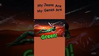 My Jeans/Genes Are. Made with #VEO 3 #jeans #genes #Sydney #Sweeney #trending #humor #scifi #alien
