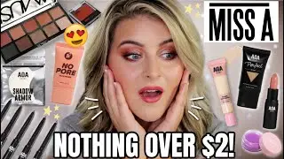 FULL FACE of *SHOP MISS A*  // Try-On Haul 2021 | Nothing Over $2