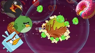 Angry Birds Space: Gameplay Walkthrough | UTOPIA - I like to eat popcorn and Donut Level 1-10.