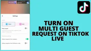 Как включить многоголосный запрос в TikTok Live