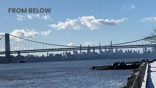 George Washington Bridge from Below | Palisades Park & Hudson River