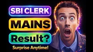📢📢 SBI CLERK RESULT (MAINS) ✅ 9th-February 2026 🛑 SURPRISE 🫢 ?