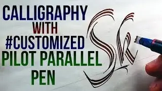 Pilot parallel pen calligraphy