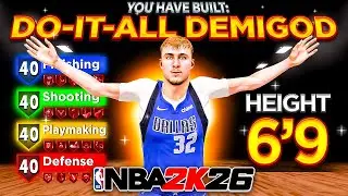 6&rsquo;9 DEMIGOD BUILDS ARE BACK on NBA 2K26! *NEW* DOMINANT BUILD! Best Build NBA 2k26
