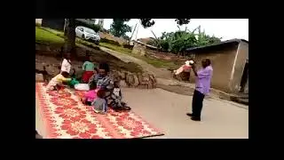 Father Bash plays with the beautiful children from The Divine Mercy Babies Home