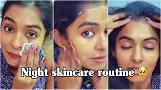 My Honest non sponsored Skincare Routine under₹500 | Night Skincare | simple & easy |Asvi Malayalam