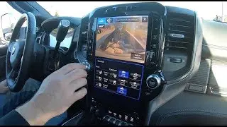 Interior features of the 2019 Ram heavy duty