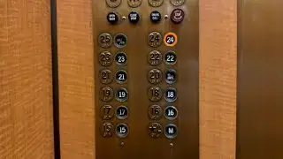VINTAGE OTIS TOUCH SENSITIVE High-Rise Elevators at MainPlace Tower- Buffalo, NY, USA