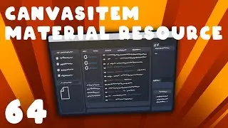 Холст Материал Элемента | Учебное пособие по основам Godot | 64: Ep.