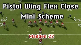 *SHORT + DEEP PASSES* Pistol Wing Flex Close Mini Scheme | Madden 22 Tips & Tricks