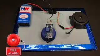 How to Make Fire Alarm Project | how to make fire detector alarm 🚨🔥