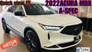 2022 ACURA MDX A-SPEC SH-AWD