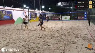 I ETAPA DO RANKING DE BEACH TENNIS 🅰️ 🅿️  FEM C PRISC/LET VS ALINE/MIDI