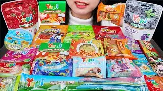 ASMR YUPI GUMMY JELLY CANDY 🍔 BIG BURGER, PIZZA, SPIDERMAN, TRANSFORMERS, MARSHMALLOW, BOLICIOUS 🍒