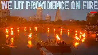 WaterFire in Downtown Providence Rhode Island: Watch from Set-Up to Burn Down!