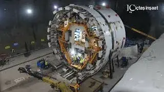 TBM 13.65mt Assembly in large Cavern / İstanbul