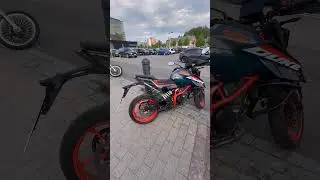 ❤️Blue & Orange KTM Duke | Austrian Power Meets Style 🇦🇹#duke #motorcyclelife #technology #finland