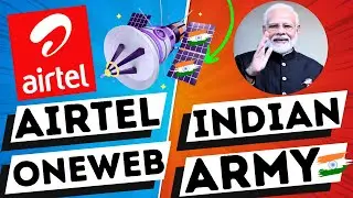 Airtel OneWeb Launch in India | OneWeb India Army Partnership | Airtel Satellite Internet For Army