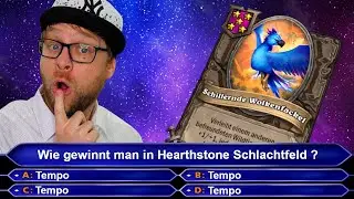 Blizzard l&auml;sst uns keine Wahl, es gibt nur eine Option. Tempo in  Hearthstone Schlachtfeld