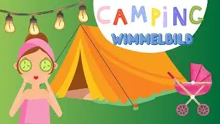 Kinderwagen, surfboard 🏄 und Gurkenmaske! Wimmelbild | Lustige Geschichten zum Entspannen 🧖