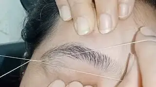 Full growth may eyebrow threading kasie banea 💖