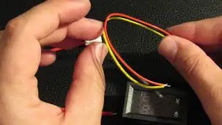 How to wire the Mini Digital Voltmeter and Ammeter 100V 10A