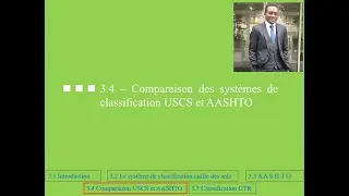 Mécanique des Sols1. Classification des sols: Comparaison des systèmes USCS et AASHTO