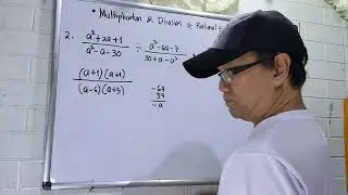 Part1: Multiplication & Division of Rational Expressions   |  Franz Maths TV