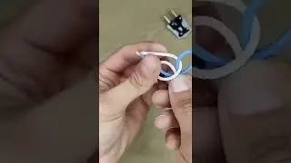 Life hack. Trick for safety plug electric wire connection. #shorts #lifehack #skills #wire